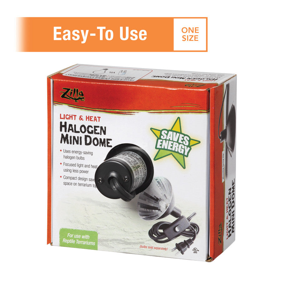 Zilla Light Heat Halogen Mini Dome For Reptile Terrariums 1ea/One Size